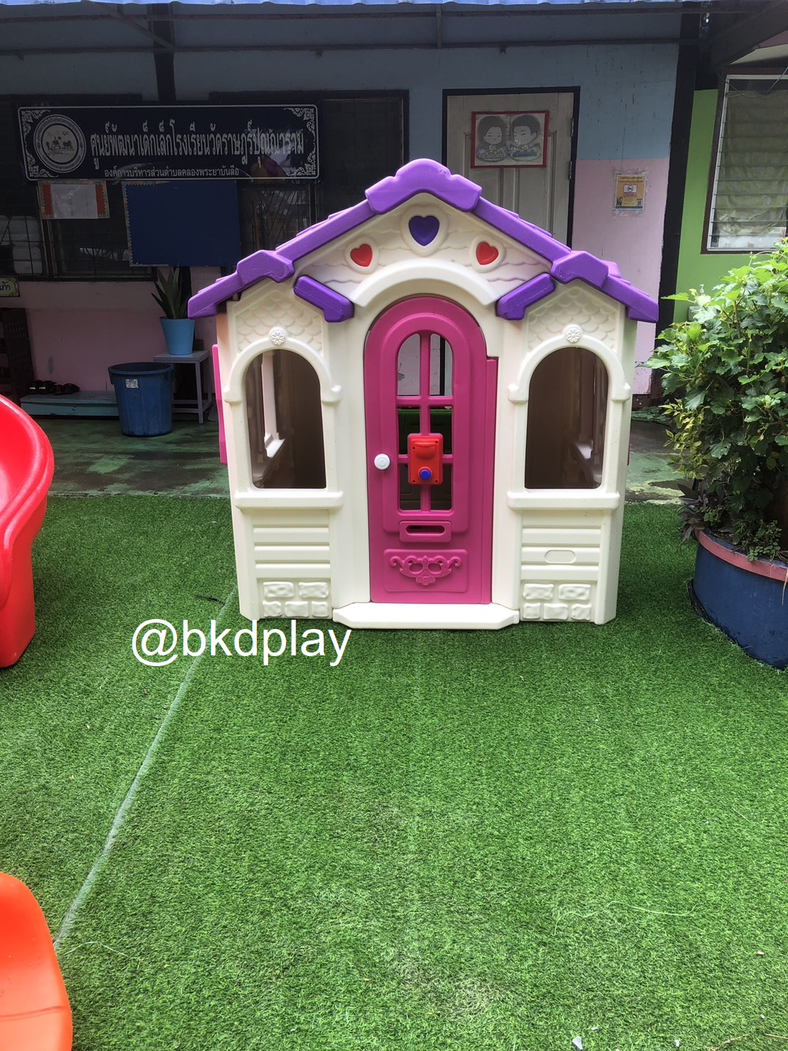 ส่งฟรี! บ้านเจ้าหญิงสีขาวม่วง บ้านของเล่น ,บ้านเด็ก ,บ้านพลาสติกของเล่นเด็ก,พร้อมส่ง