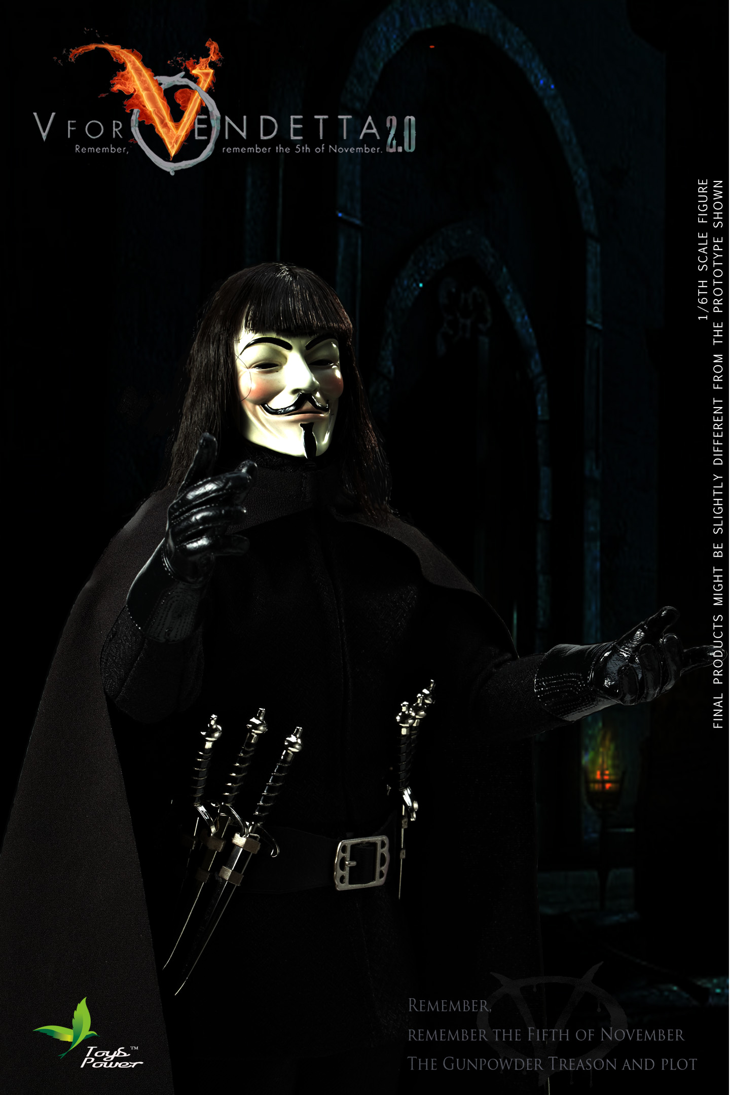 [สั่งจอง] Toyspower CT013 1/6 “V“ 2.0 - V for VENDETTA 2.0