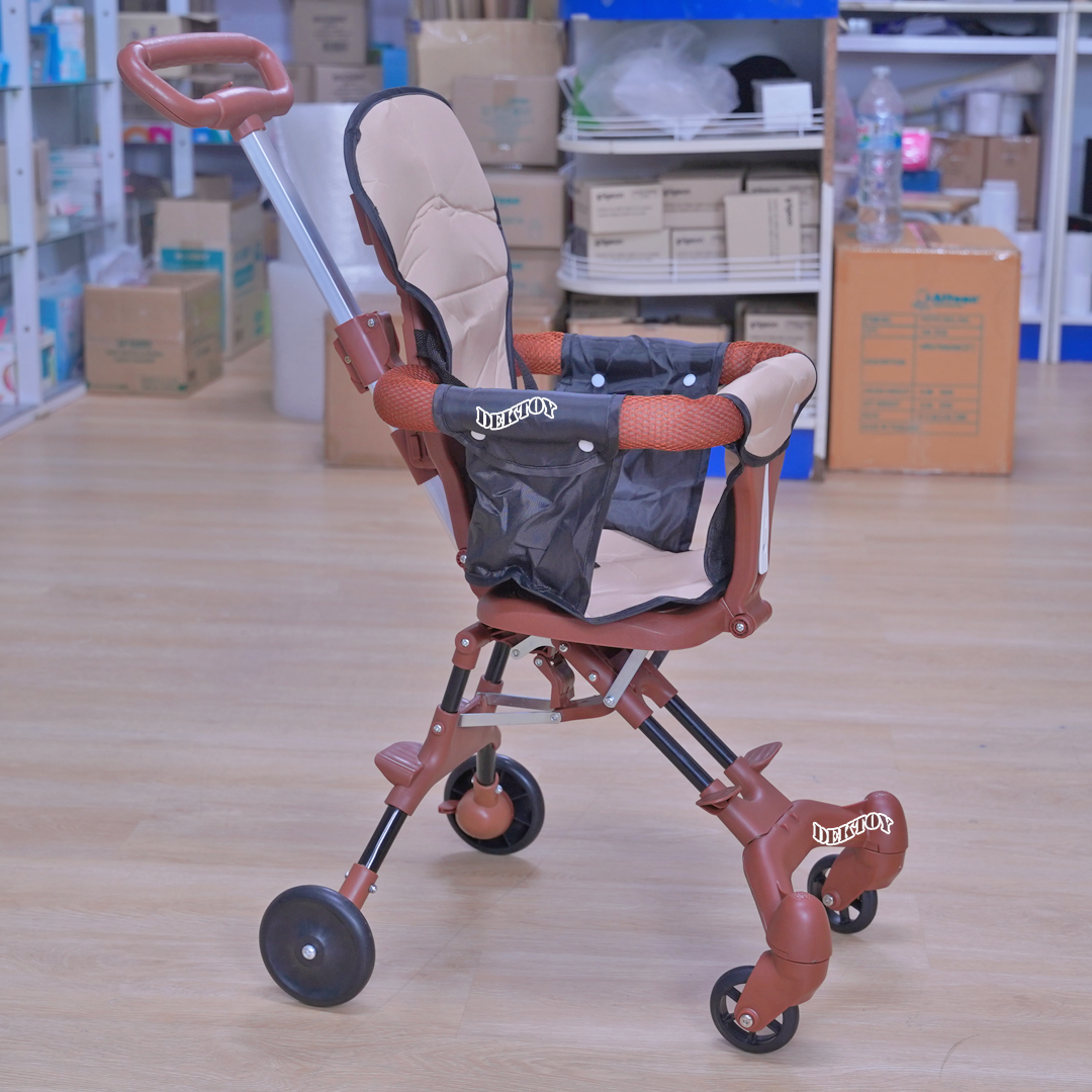 รถเข็นเด็กพับได้ รถเข็นเด็กโต6เดือนขึ้นไป รับน้ำหนัก 30 กก. ล็อกล้อได้ รุ่น TC16