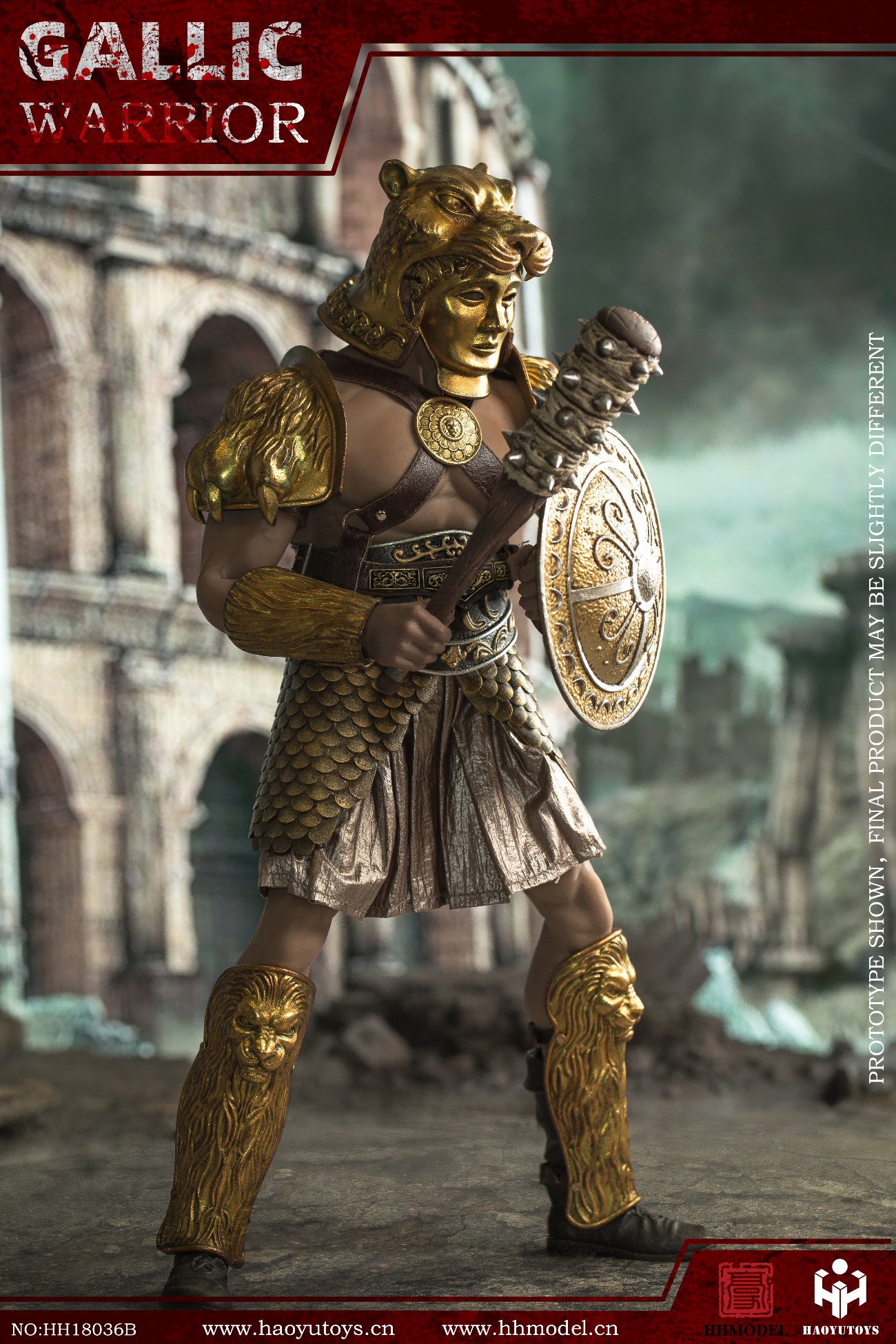 [สั่งจอง] HHMODEL & HAOYUTOYS HH18036 1/6 : Imperial Army Hunting Ground Fighter - Gaul Warrior