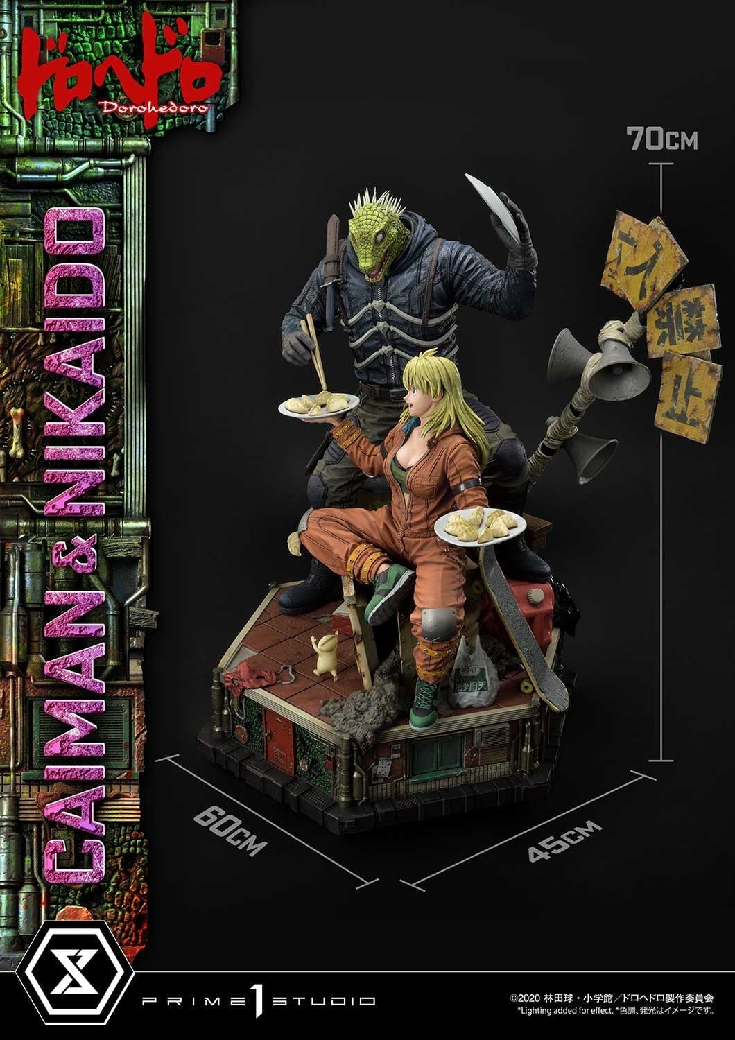 [สั่งจอง]Prime 1 Studio 1/4 : Caiman & Nikaido (Dorohedoro)