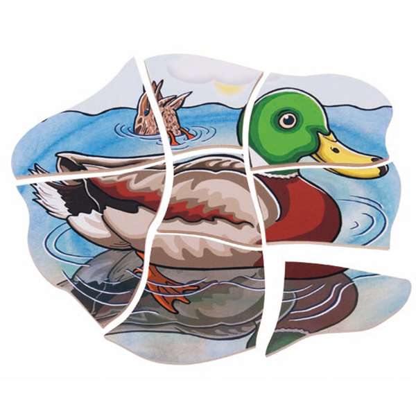 เกมปริศนา-วงจรชีวิตของเป็ด ของเล่น, ของเล่นเด็ก, จิ๊กซอว์, ตัวต่อ, ของเล่นไม้, ของเล่นเสริมพัฒนาการ, ของเล่นเด็กอนุบาล