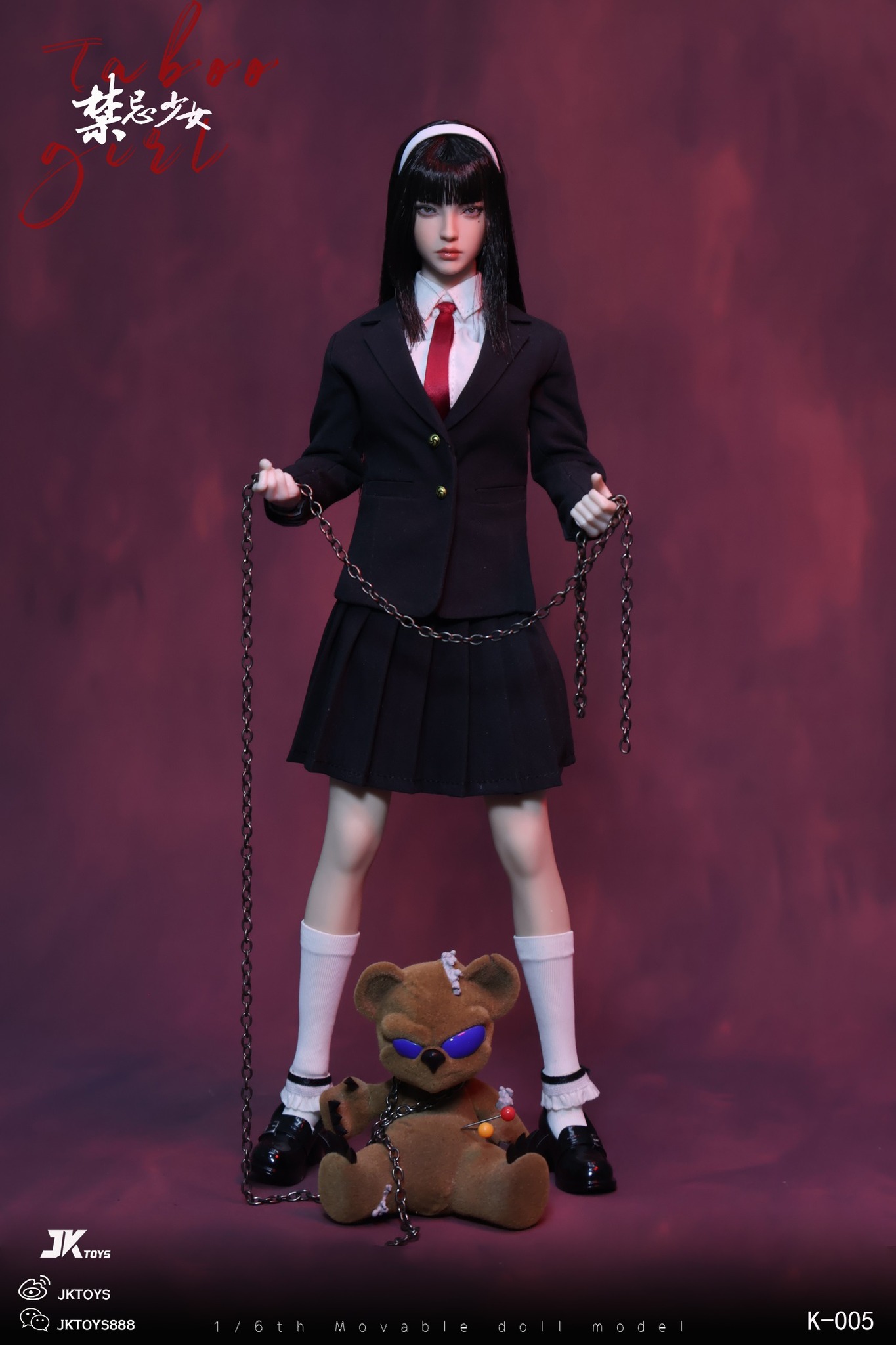 [พร้อมส่ง] JKTOYS K-005 1/6 : Taboo girl Tomie cosplay