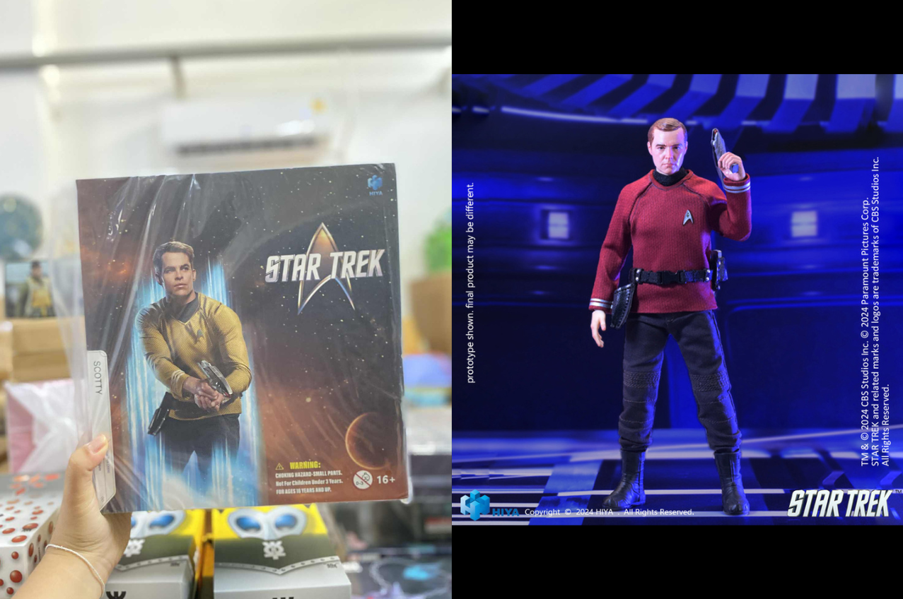 [พร้อมส่ง] Hiya Toys ESS0269 1/12 : Star Trek 2009 - Montgomery Scott