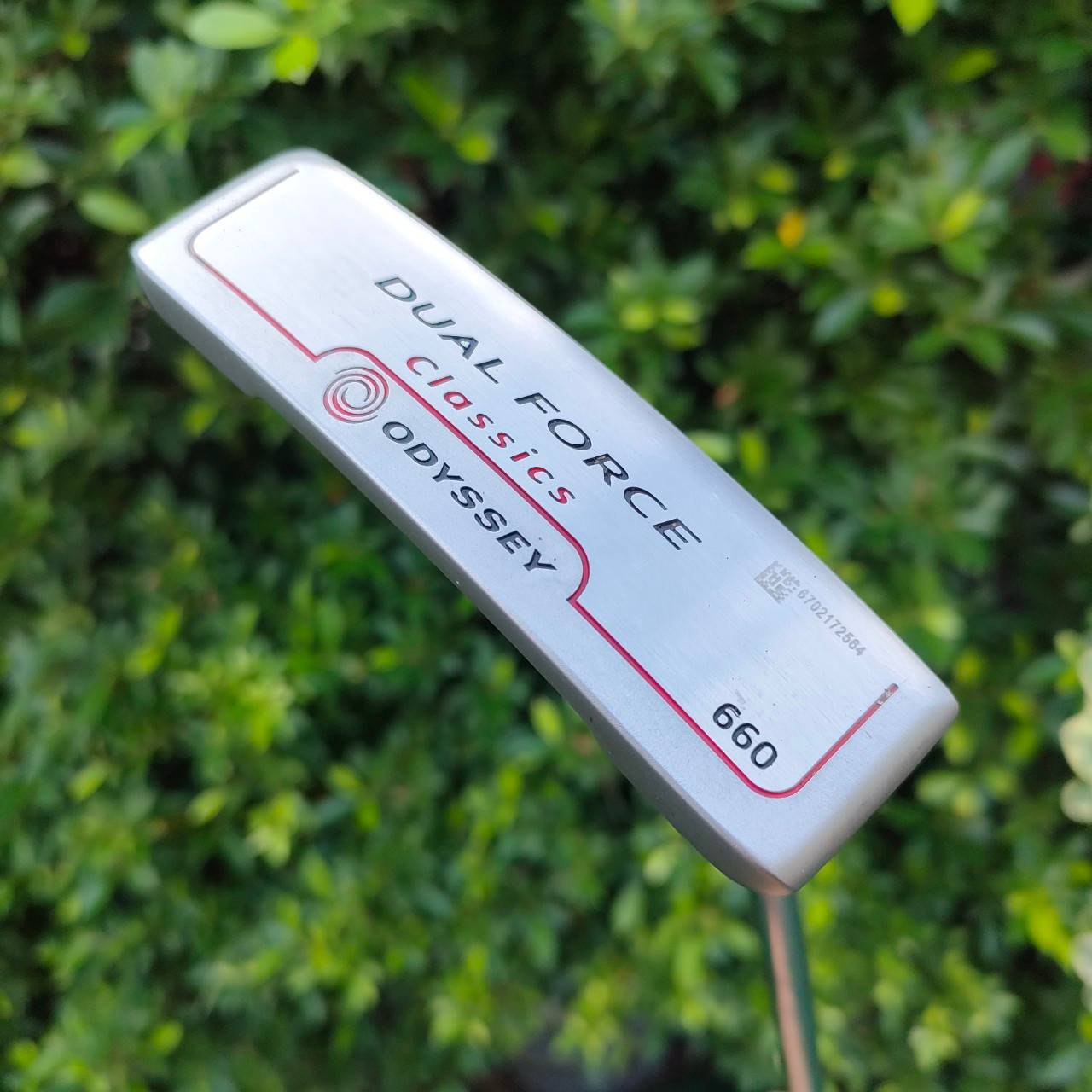 PUTTER ODYSSEY DUAL FORCE CLASSICE 660 ความยาว 34 นิ้ว สภาพสวยนางฟ้า เดิมๆทุกอย่าง รุ่นนี้น้ำหนักดีมากๆ บล๊านซ์มาก!! ไม้กอล์ฟมือสอง ของแท้ BY NakaraLuxurious