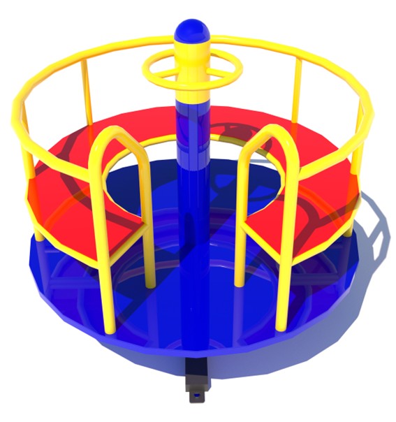 เครื่องเล่นสนามเหล็ก,ม้าหมุน คอกหมุน 6 ที่นั่ง ปรับใหม่ตามมาตรฐาน มอก. Outdoor Playground, เครื่องเล่นสนามกลางแจ้ง ราคาโรงงาน ผลิตในไทย