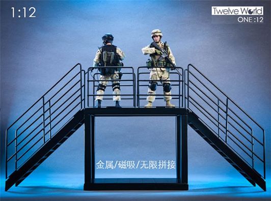 [สั่งจอง]TWTOYS TW1904A/TW1904B 1/12 Full Metal Stairs Diorama