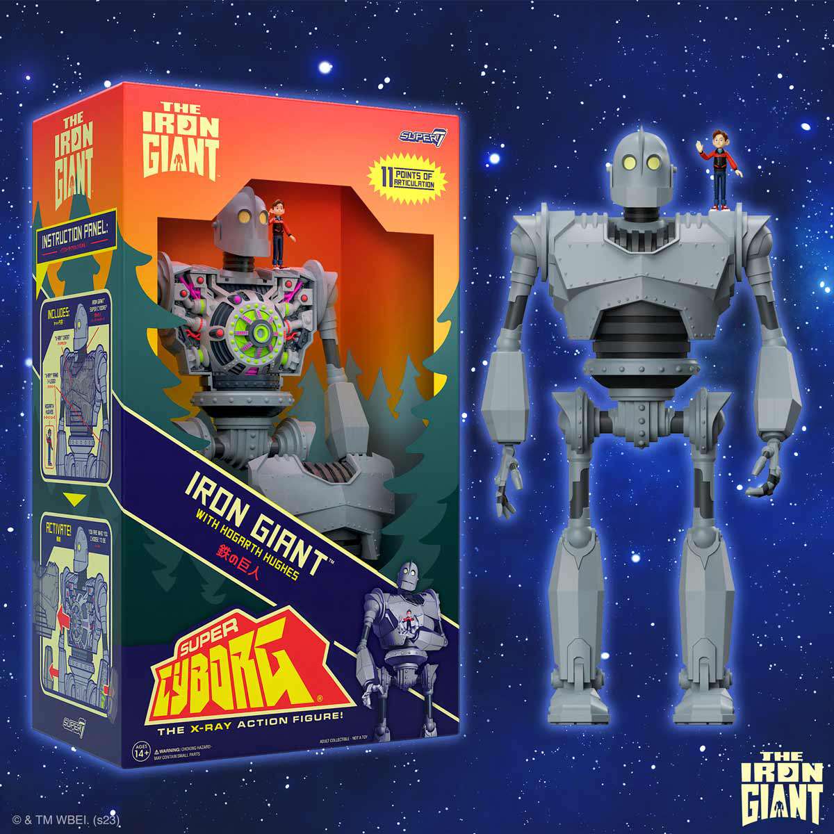 [สั่งจอง] Super7 11" : The Iron Giant Super Cyborg Full Color Ed.