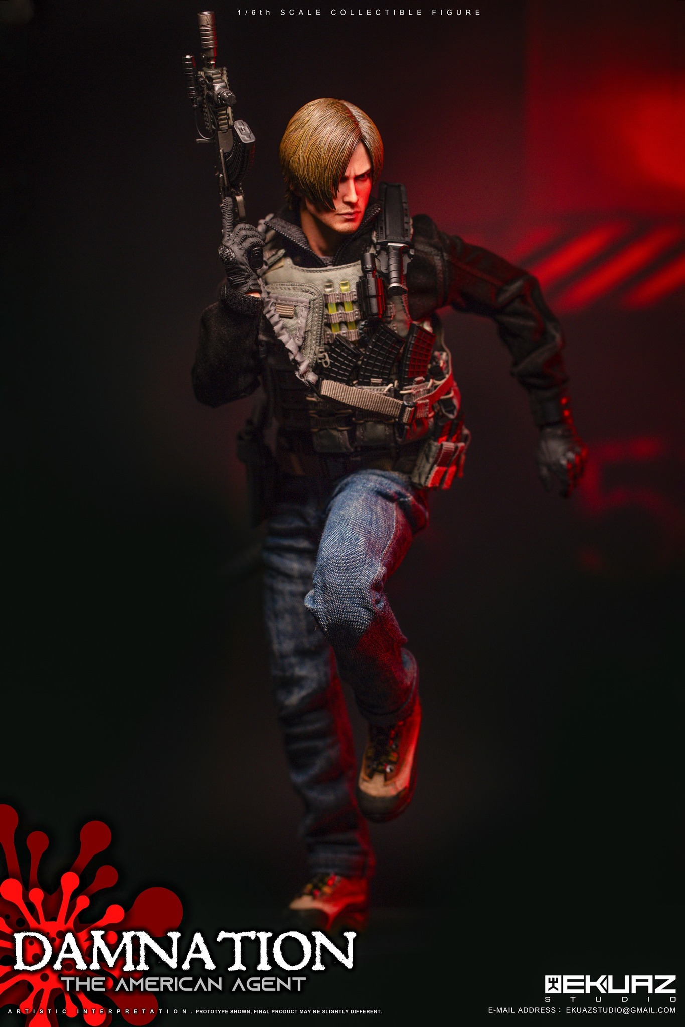 [สั่งจอง] EKUAZ STUDIO EKS09 1/6 : DAMNATION AMERICAN AGENT