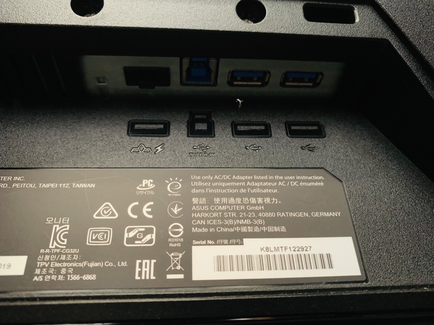 จอคอมพิวเตอร์ Monitor Asus CG32UQ LED 31.5-inch
