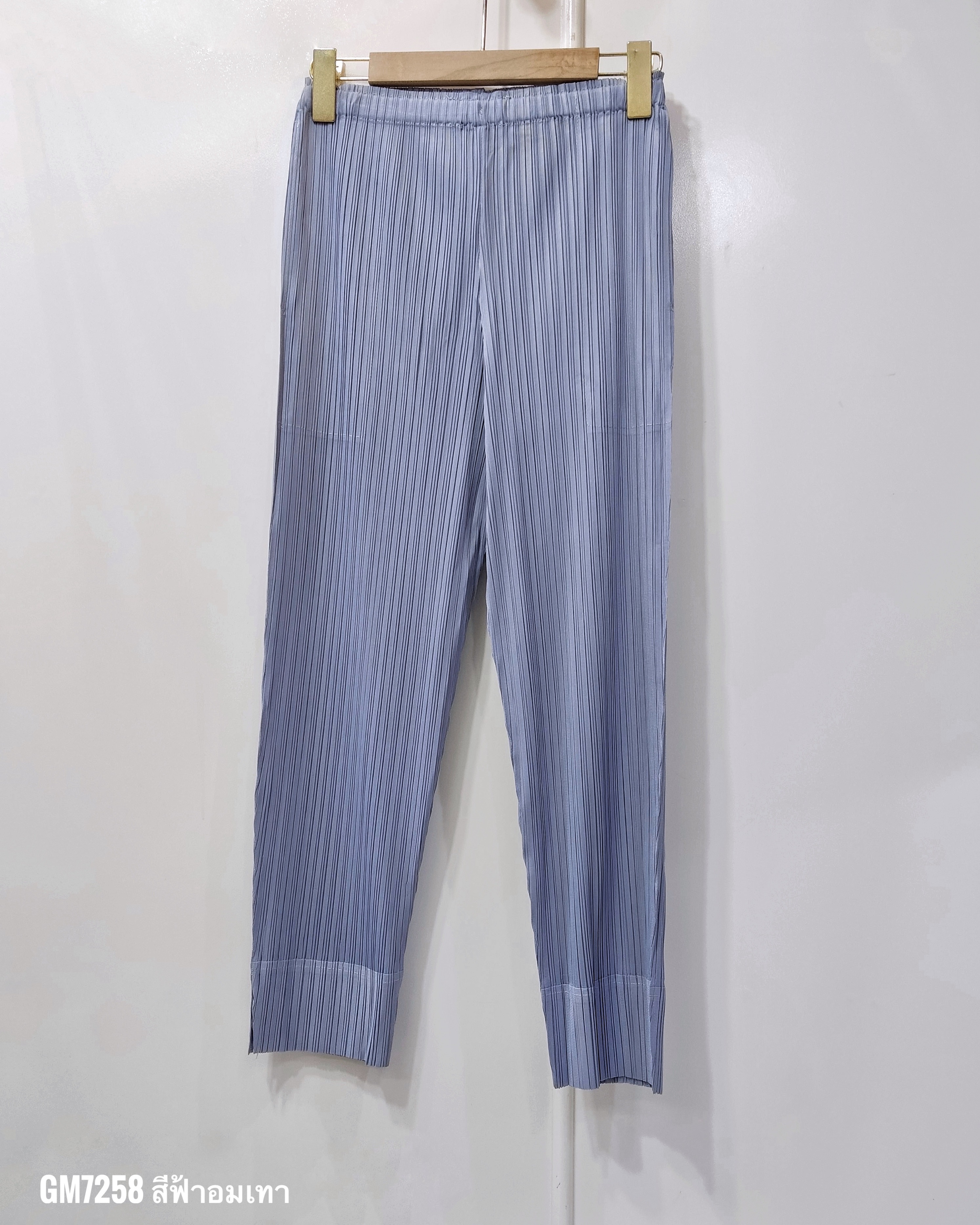 ยาว 34 นิ้ว 2MUAY รุ่น GM7258 กางเกงอัดพลีท SLIM FIT PLEATED PANTS 55 สี FREE SIZE