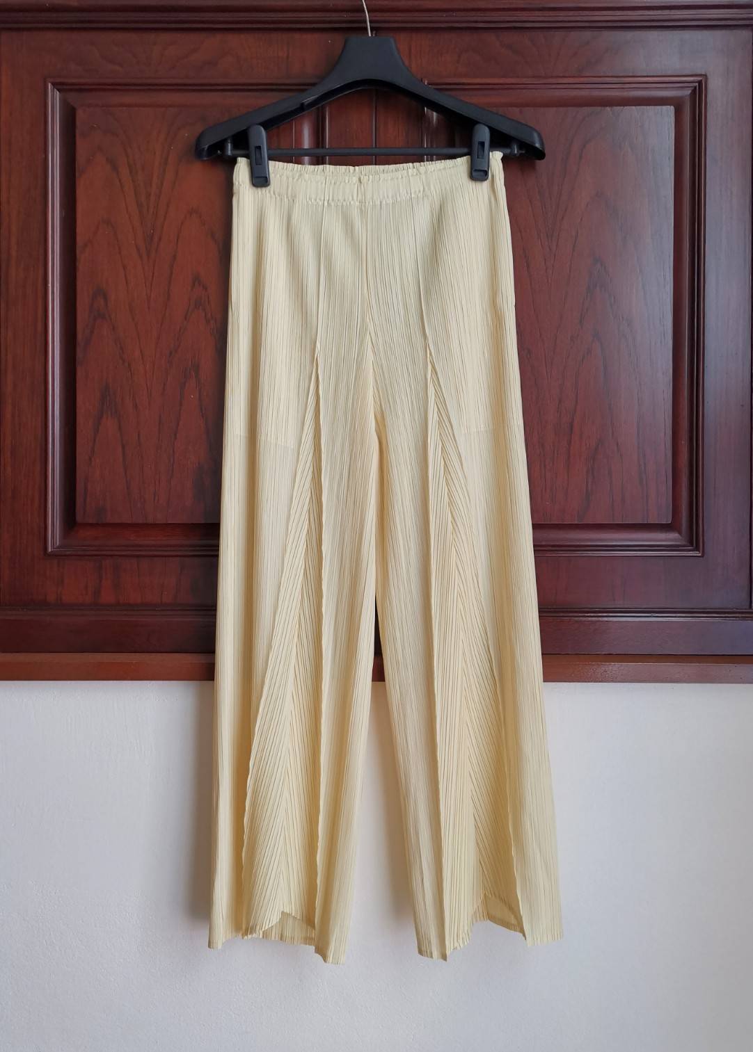 ยาว 36นิ้ว!! 2MUAY รุ่น GJO2088-1 กางเกงอัดพลีทงานคุณภาพ CROPPED WIDE LEG PLEATED PANTS 13สี FREE SIZE