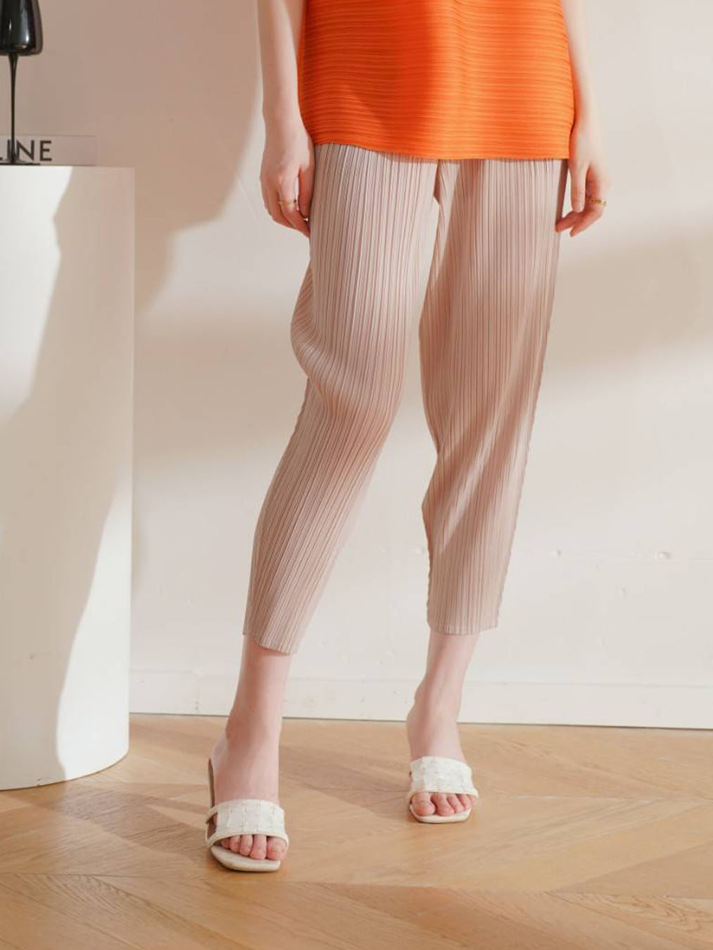 ยาว 34นิ้ว!! 2MUAY รุ่น GJO2188 กางเกงผู้หญิง กางเกงอัดพลีทคุณภาพ 12สี FREE SIZE CASUAL FIT PLEATES PANTS