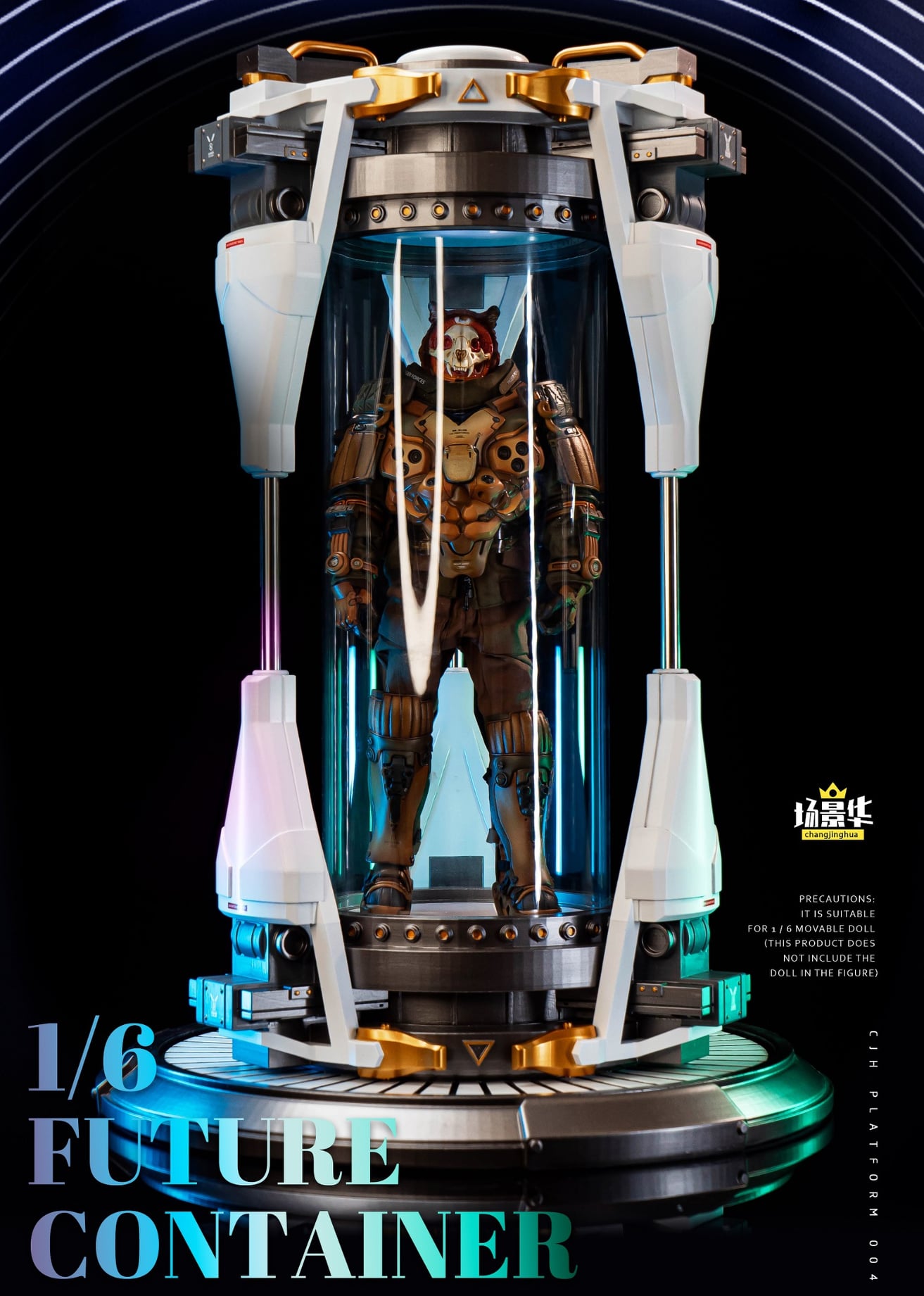 [สั่งจอง] Scene Hua CJH004 1/6 : Sci-Fi Container Scene Platform