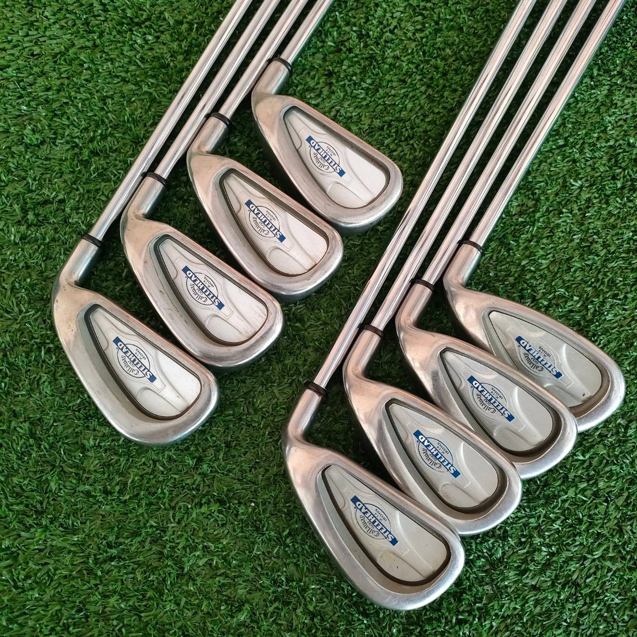 ชุดเหล็ก CALLAWAY STEELHEAD X-14 มีเหล็ก 3-9 เเละ PW สภาพสวยสมบูรณ์