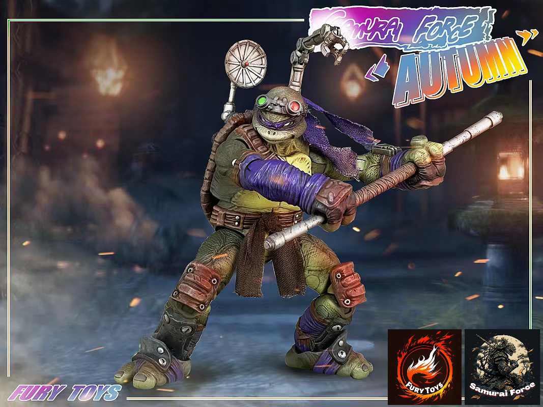 [พร้อมส่ง]Fury toys 1/12 : Samurai Force Wave 2 - Musketman Autumn (เต่านินจา)+(อุปกรณ์เสริม)