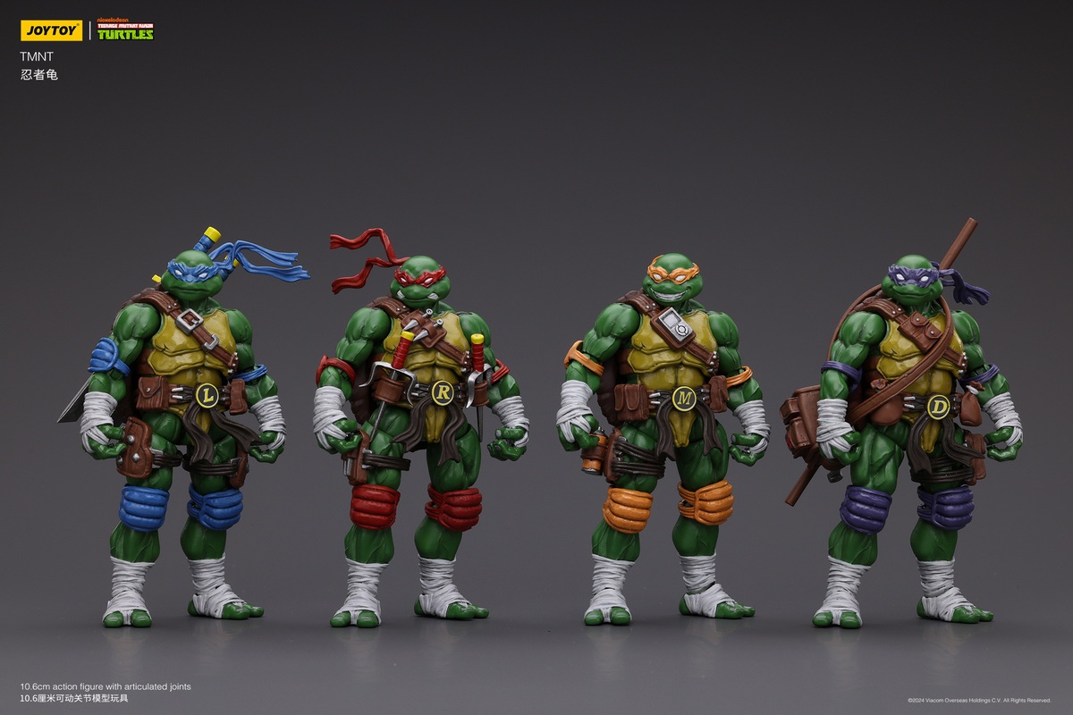 [พร้อมส่ง] Joytoy 1/18 : TMNT ครบ SET ตัว