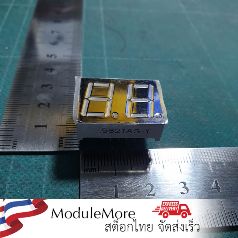 7-segment display 0.56 inch จอแสดงตัวเลข [ 1 2 3 4 digit ] common cathode 0.56 นิ้ว 7 segment สีแดง