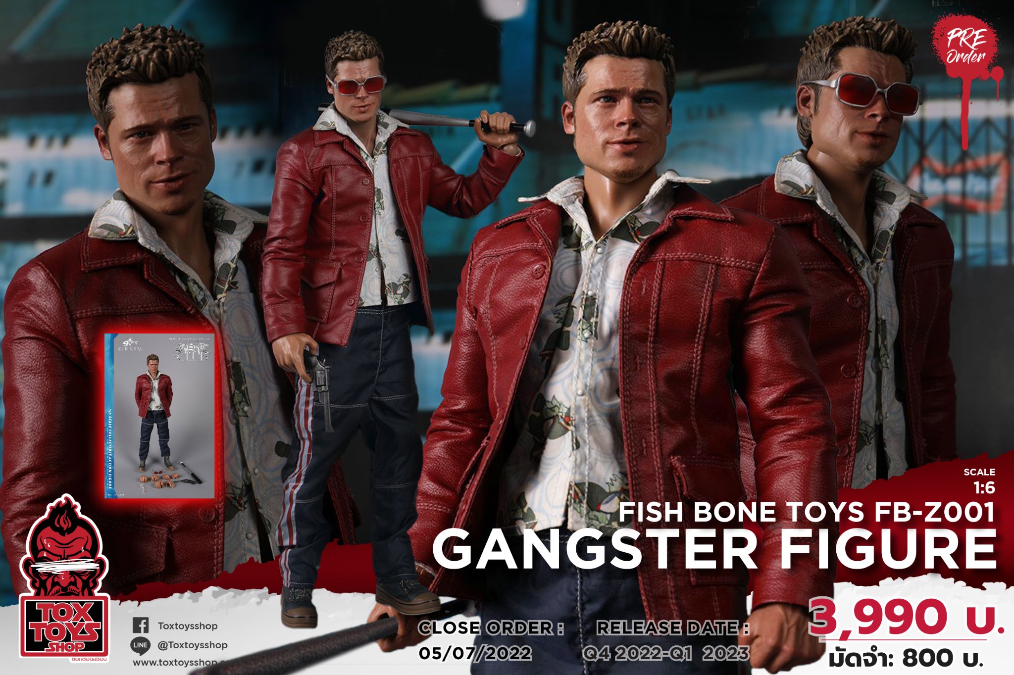 [สั่งจอง] FISH BONE TOYS FB-Z001 1/6 : Gangster figure