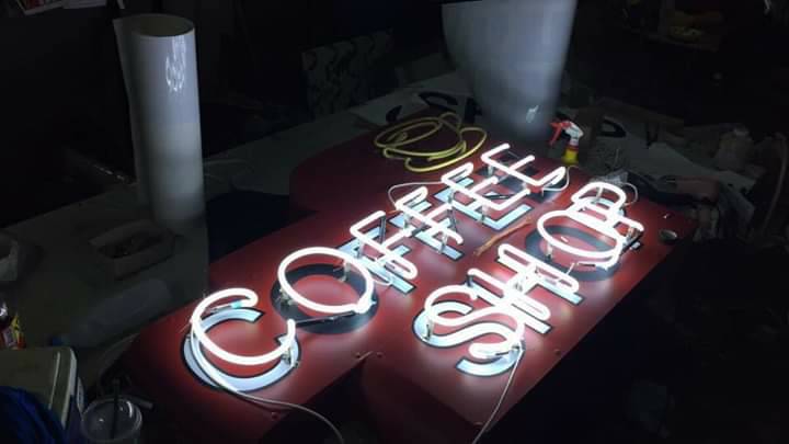 ป้ายไฟนีออนไลท์ - COFFEE SHOP
