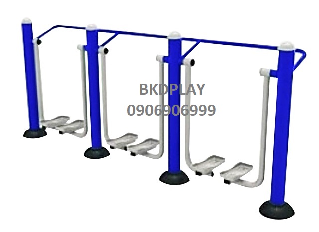 อุปกรณ์เดินอากาศไร้การกระแทก 3 ที่ เครื่องออกกำลังกายกลางแจ้ง ผลิตในไทย สั่งทำตามสีที่ต้องการได้