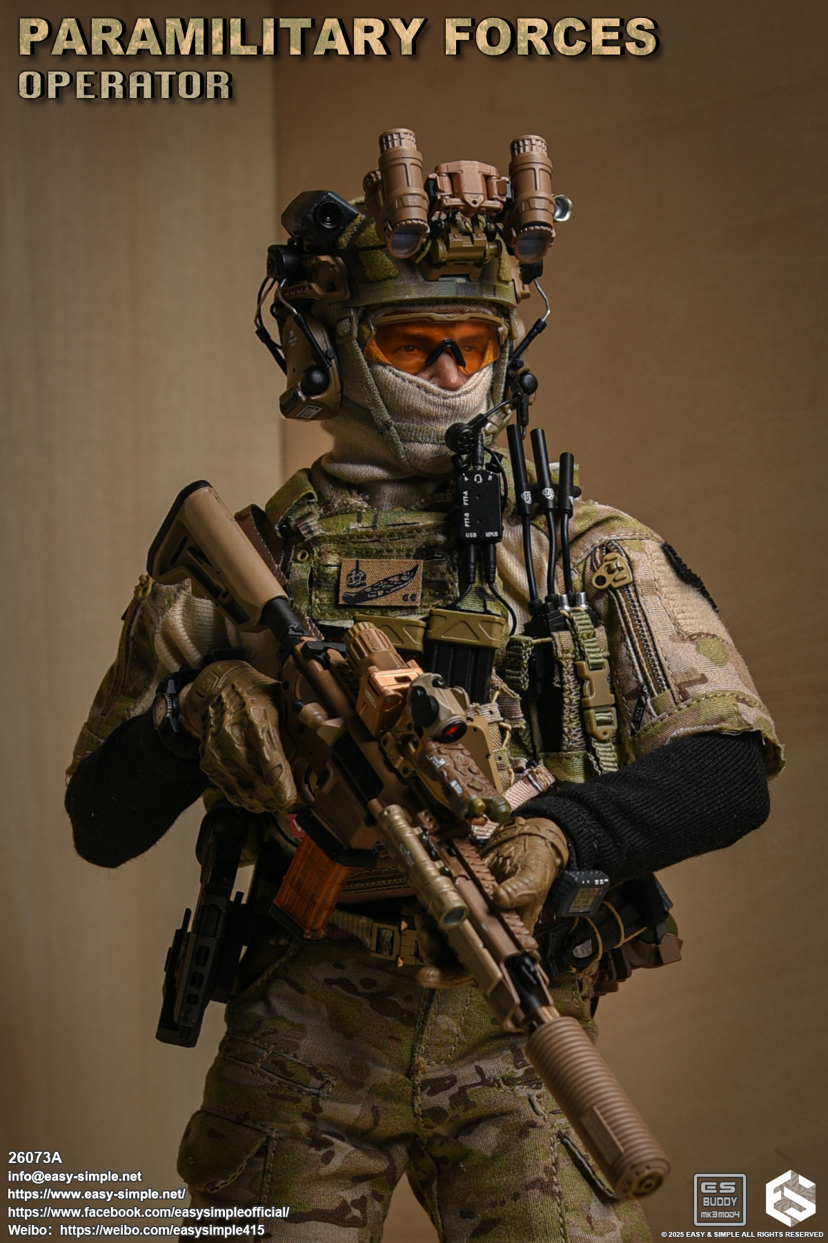 [สั่งจอง]Easy&Simple 1/6 : Paramilitary Forces Operator