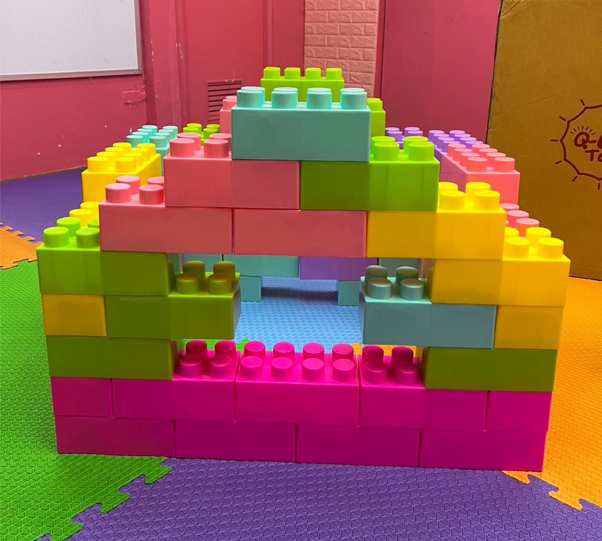 ตัวต่อใหญ่ เลโก้ยักษ์ บล็อกขนาดใหญ่ 118ชิ้น , บล็อคสำหรับเด็ก พลาสติกหนาปานกลาง พร้อมส่ง มีจำกัด ราคาโรงงาน