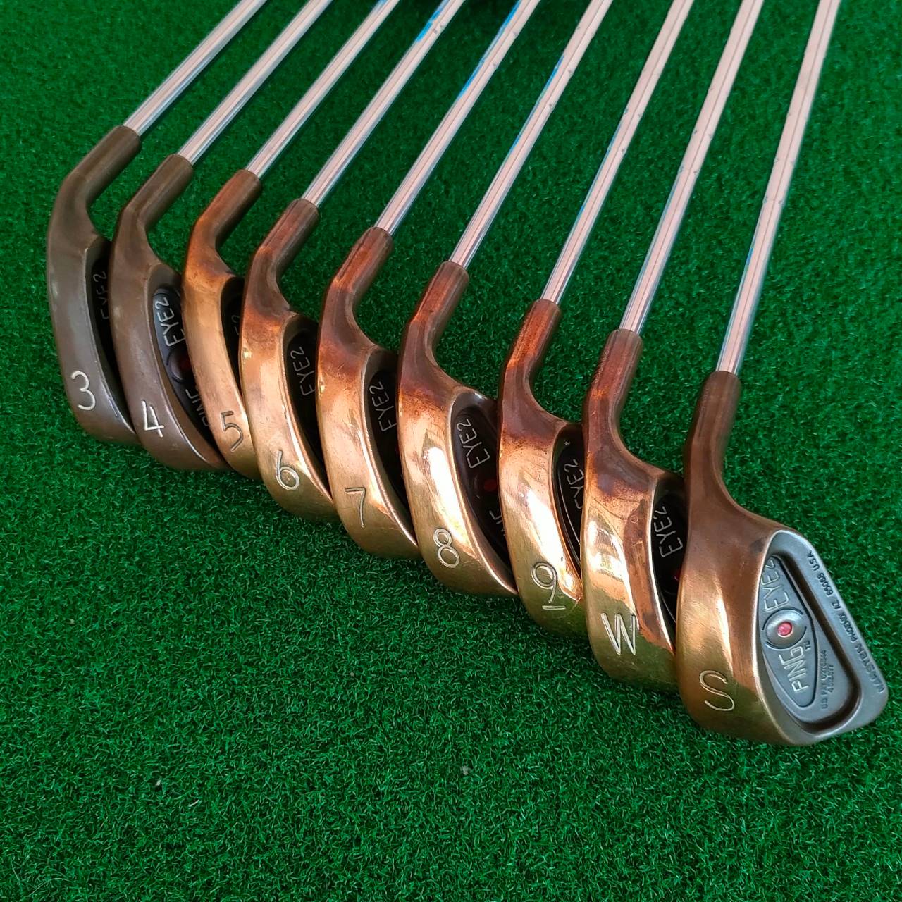 ชุดเหล็ก PING EYE2 จุดแดง มีเหล็ก 3 - 9 เเละ W SW ครบชุด สุดยอดแห่งวัสดุ Beryllium Copper หาวัสดุแบบนี้ไม่ได้แล้วครับ ราคาพุ่ง ในต่างประเทศ รุ่นนี้เลย 3 หมื่น