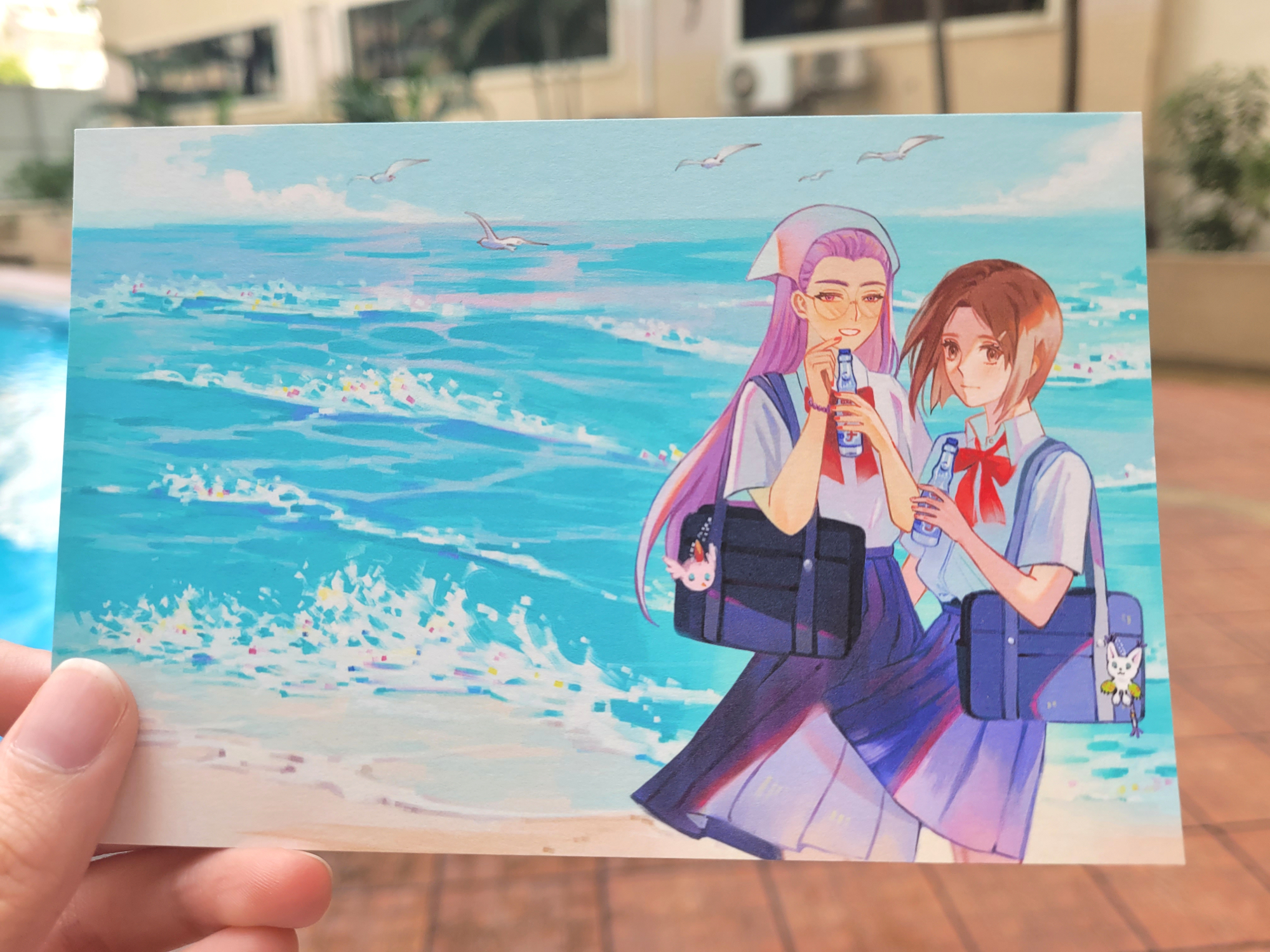 Art Print 4x6" Miyakari on Beach