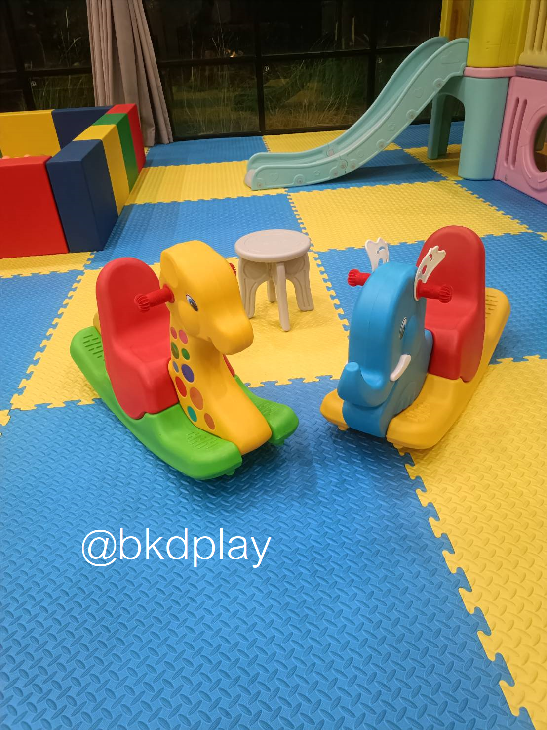 แผ่นโฟมปูพื้นกันกระแทก จิ๊กซอ EVA (งานนำเข้า) 20 มล 100x100 หนา2 ซม. ,แผ่นกันกระแทก,แผ่นโฟมปูพื้น, โฟมปูพื้น,จิ๊กซอว์ปูพื้น, แผ่นรองคลาน สำหรับเครื่องเล่นสนามในร่ม ห้องเด็กเล่น พร้อมส่ง