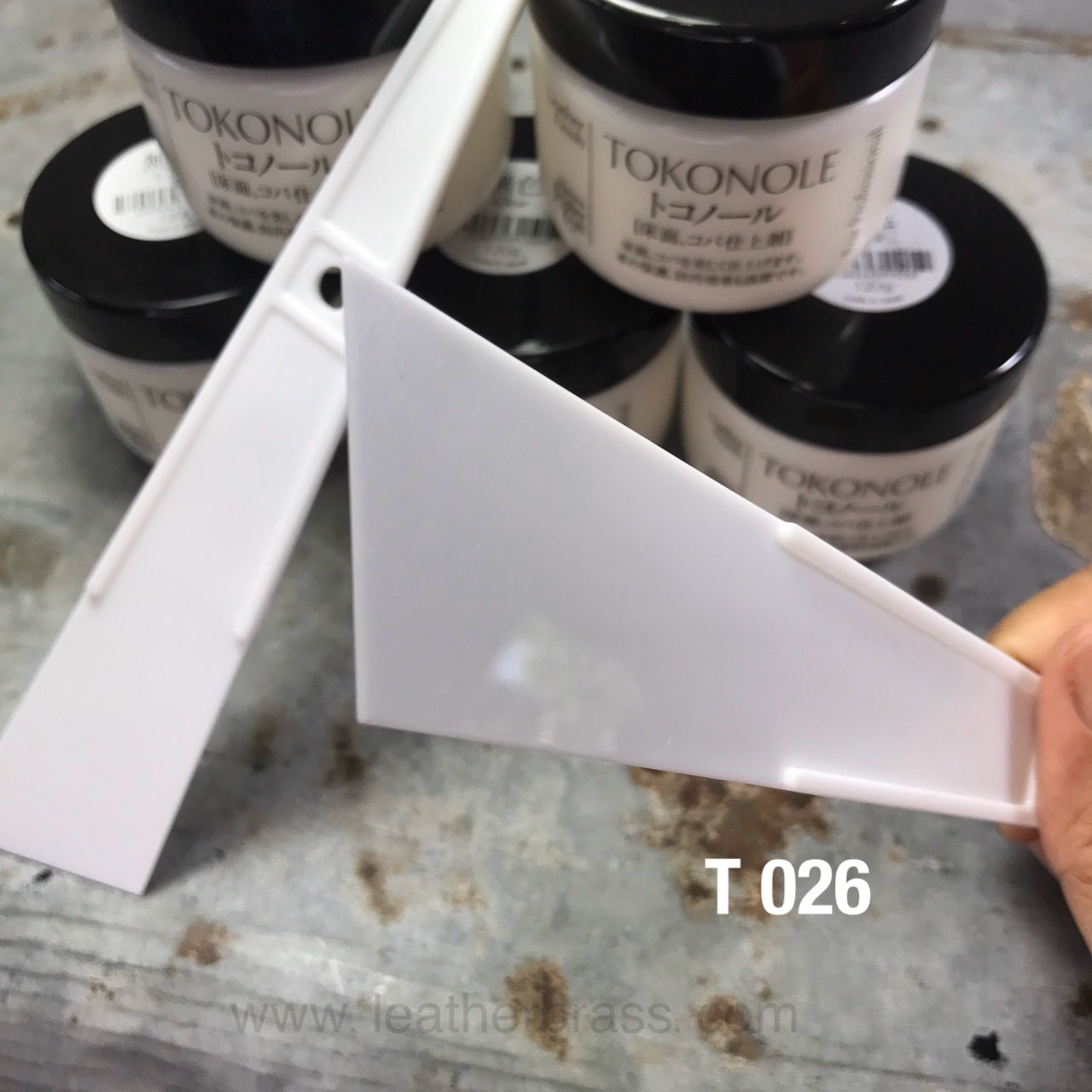 T026 อุปกรณ์สำหรับปาดกาว หรือ Gum ปาดง่าย ไม่เละเทอะ ขนาด 170*40 มิล อุปกรณ์เครื่องหนัง leatherbrass**ราคาต่อชิ้น**