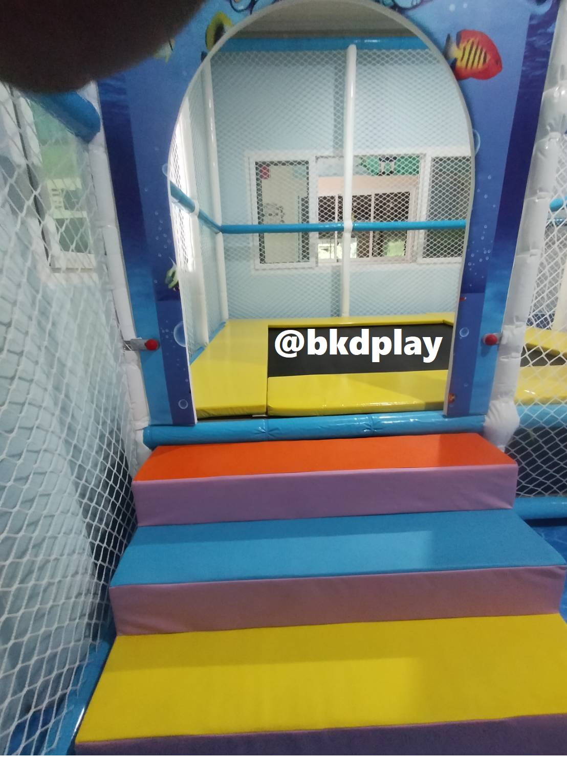 บ้านบอลเด็ก ชุด เจ้าโลมา บ่อบอลพร้อมสไลเดอร์และของเล่นมากมาย นุ่มนิ่ม softplay สวนสนุก เครื่องเล่นสนามในร่ม indoorplayground รับสั่งทำบ้านบอลตามธีมสีและขนาดตามพื้นที่ได้ pre order 30-45 วัน