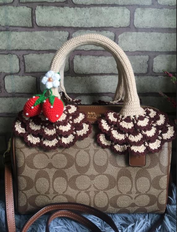 🏵️หูถักหุ้มหูกระเป๋าสำหรับ สปีดี้ coach Speedy Alma bb/pm🏵️