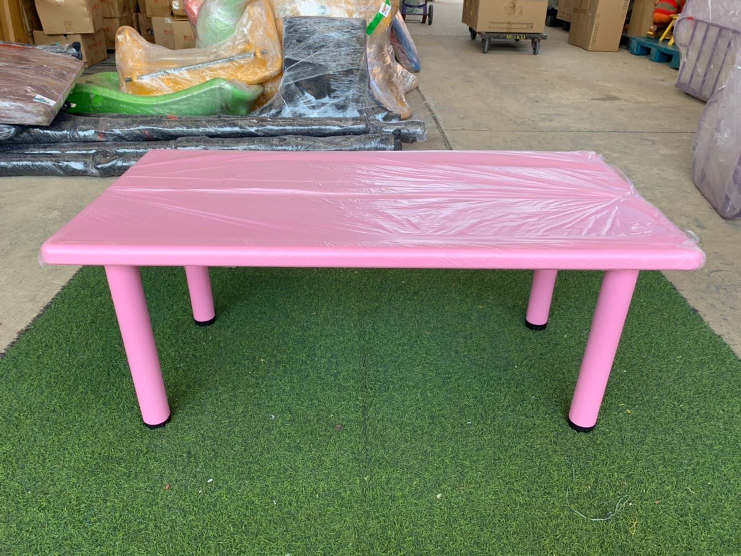 โต๊ะนักเรียน,โต๊ะเขียนหนังสือเด็ก,โต๊ะเรียน, โต๊ะสี่เหลี่ยมผืนผ้า พลาสติก ปรับระดับได้ ราคาโรงงาน พร้อมส่ง