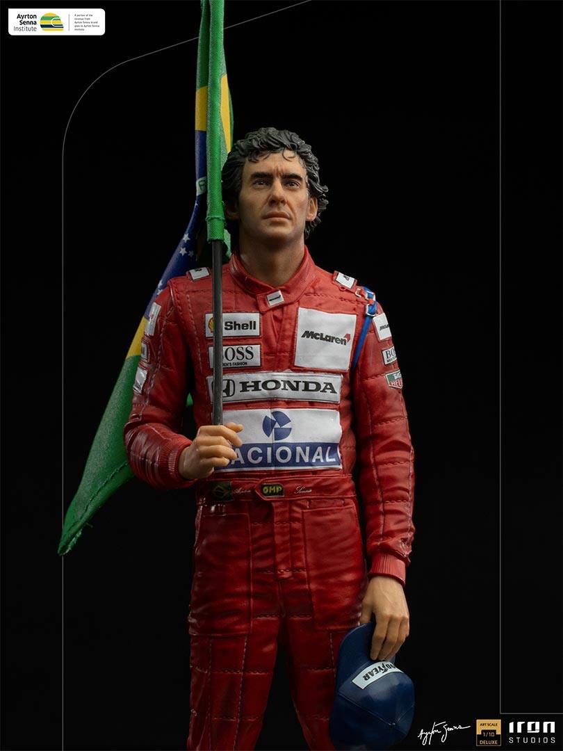 [สั่งจอง]Iron Studios ASENNA39420-10 Deluxe Art Scale 1/10 : Ayrton Senna – GP Brazil 1991