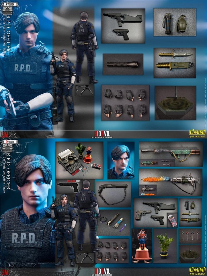 [สั่งจอง]LIMTOYS LIMINI 1/12 Scale : R.P.D. Officer Bio Evil