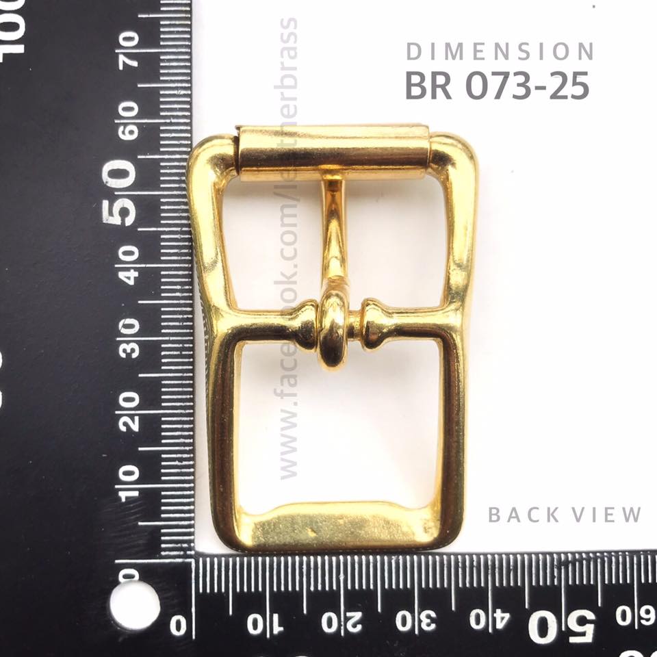BR073 หัวเข็มขัดปรับสายกระเป๋า อะไหล่ทองเหลืองแท้ อุปกรณ์งานหนัง leatherbrass**ราคาต่อชิ้น**