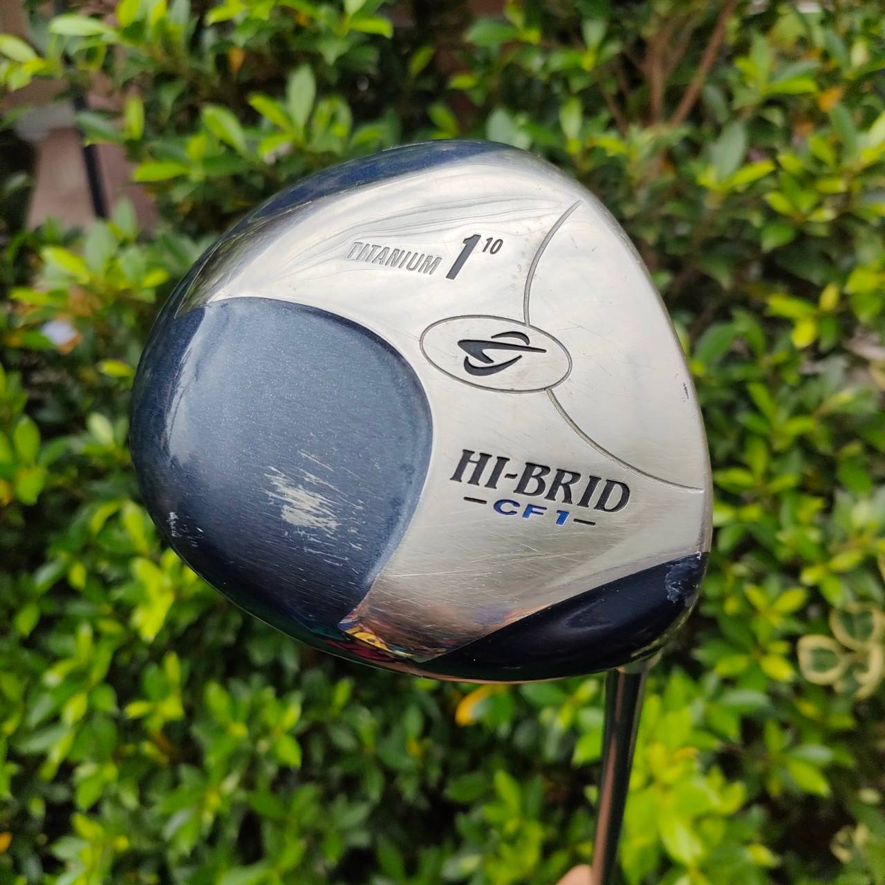 DRIVER TITANIUM HI-BRID CF1 ก้าน HB200 FLEX R องศา 10 หัวใหญ่ 460CC ตีง่าย หน้าเด้ง ตีไกลมาก วัสดุ เบต้าไทเทเนี่ยมแท้