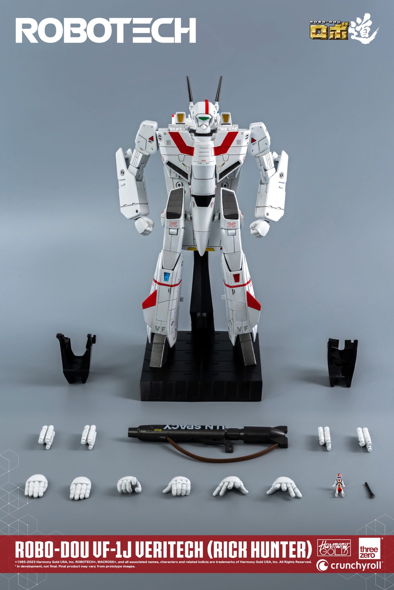[สั่งจอง]threeZero 8” : Robotech - ROBO-DOU VF-1J Veritech (Rick Hunter)