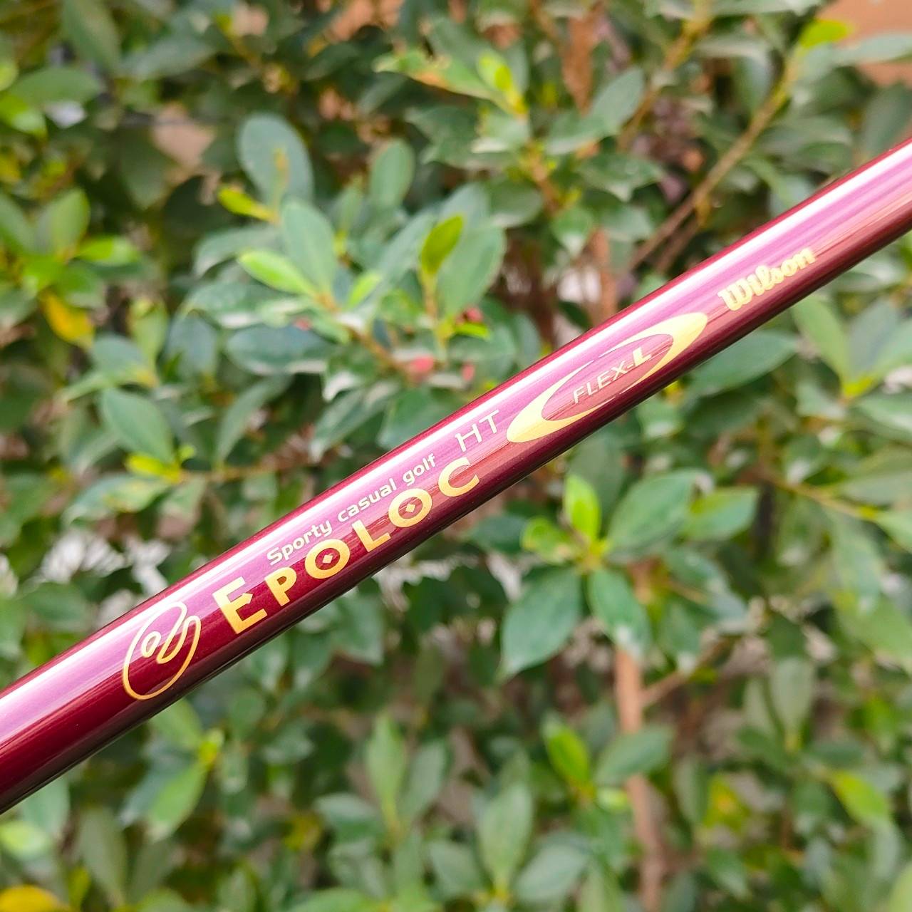 ** ไม้กอล์ฟสำหรับผู้หญิง ** ชุดเหล็ก WILSON EPOLOC HT มีเหล็ก 7-9 เเละ PW SW ก้าน EPOLOC FLEX L
