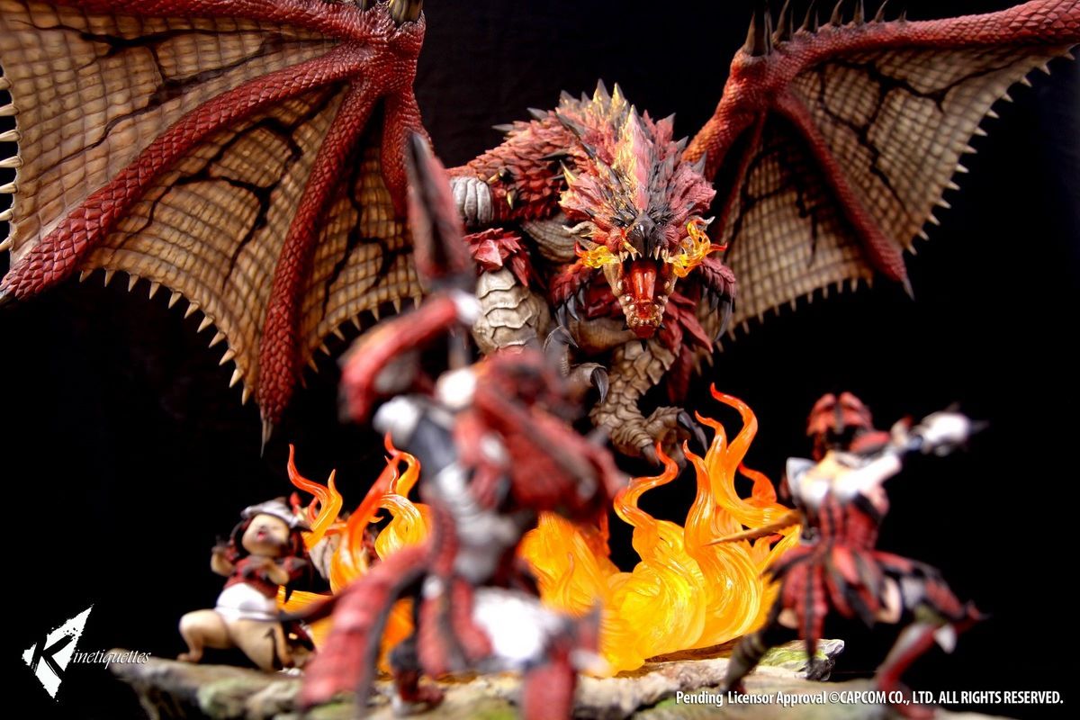 [สั่งจอง]Kinetiquettes 1/10 scale : RATHALOS - THE FIERY BUNDLE