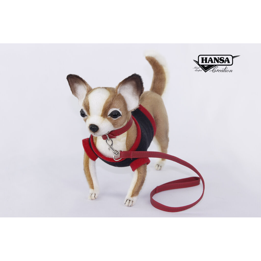 7549 Chihuahua w/ Black/Red Shirt 24cm.L