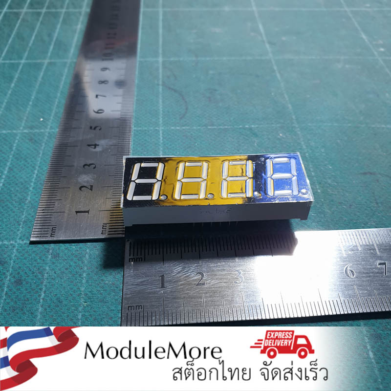 7-segment display 0.56 inch จอแสดงตัวเลข [ 1 2 3 4 digit ] common cathode 0.56 นิ้ว 7 segment สีแดง