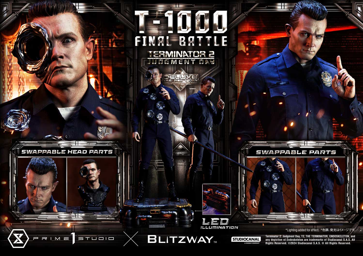 [สั่งจอง] Prime 1 Studio : T-1000 Final Battle (Terminator 2: Judgment Day)