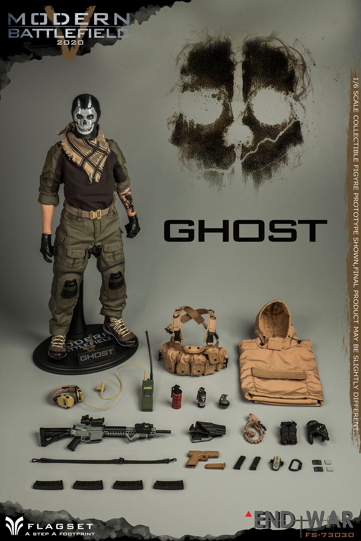 [สั่งจอง]FLAGSET 1/6 [Re-order] - FS-73030 : END WAR MODERN BATTLEFIELD 2020 GHOST