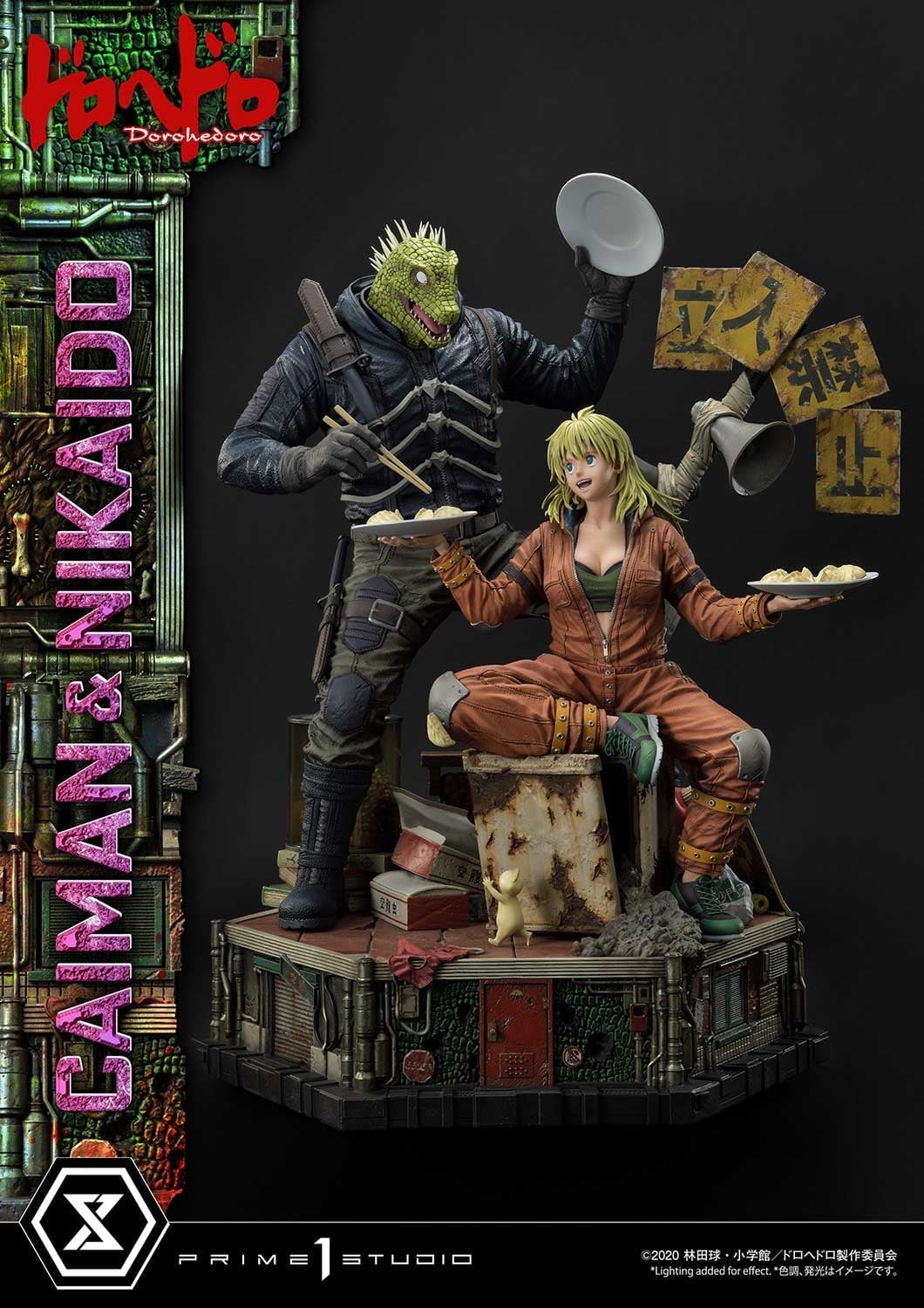 [สั่งจอง]Prime 1 Studio 1/4 : Caiman & Nikaido (Dorohedoro)