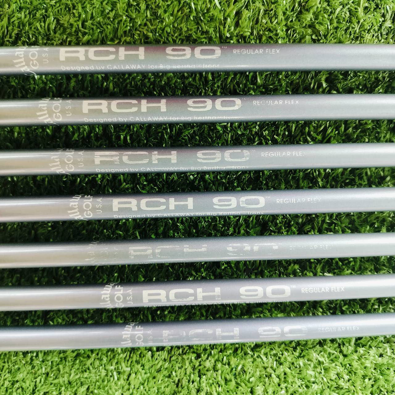 ชุดเหล็ก Callaway BIGBERTHAR รุ่นยอดนิยมสูงสุดของ Callaway ใบใหญ่ Cavity ลึกตีง่ายตีไกลมาก ก้านเสียบทะลุเป็นเอกลักษณ์ ไม้กอล์ฟพรีเมี่ยมมือสอง ของแท้ By NakaraLuxurious