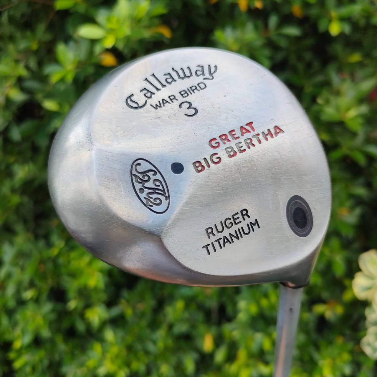 FW3 CALLAWAY WAR BIRD GREAT BIG BERTHA RUGER TITANIUM ก้าน CALLAWAY BB FLEX R วัสดุทันสมัยมาก!! RUGER TITANIUM และเป็นรุ่น GREAT BIG หัวใหญ่ที่สุด!!! ไม้กอล์ฟมือสอง ของแท้ BY NakaraLuxurious