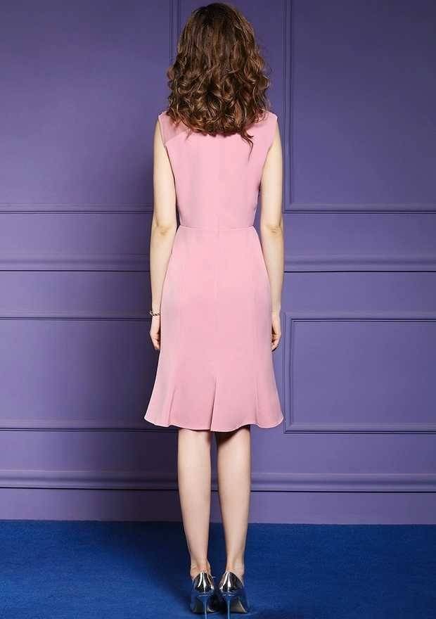 ปรับราคาลง 50% 2MUAY PREMIUM DRESS ชุดเดรสออกงาน ชุดเดรส SLEEVELESS RAFFLE DRESS รุ่น FD10853 SIZE: 3XL