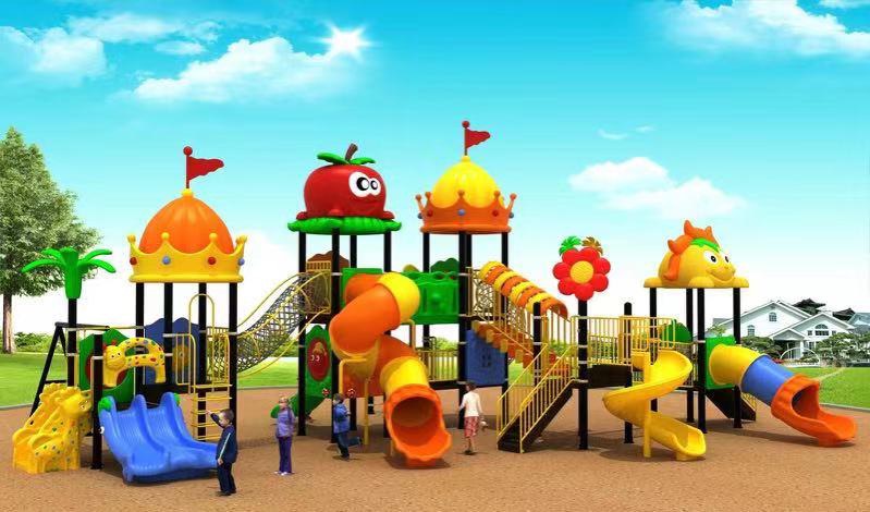 เครื่องเล่นสนามกลางแจ้ง ชุดอลังการสวนสนุก แอปเปิ้ล ปราสาท และพระอาทิตย์ 4โดม 5 สไลเดอร์ , สไลเดอร์, กระดานลื่น, ของเล่นเสริมพัฒนาการ, ครุภัณฑ์สนามเด็กเล่น สพฐ โครงการโรงเรียนประชารัฐ playground,สไลเดอร์,ของเล่นเสริมพัฒนาการ,เครื่องเล่นสนาม, สนามเด็กเล่น